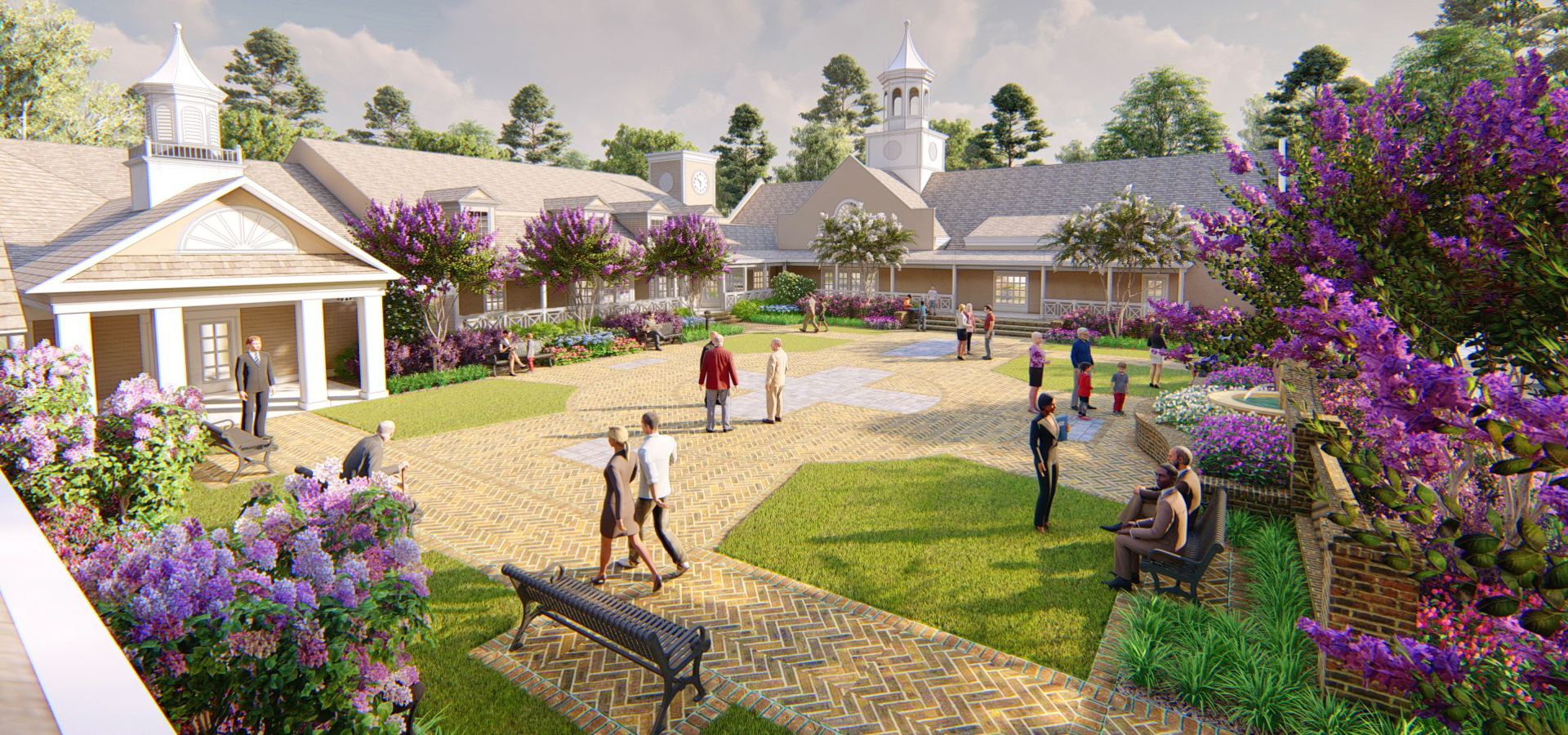 01 All Saints Church Courtyard Site Plan